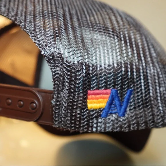 Aviator Nation - Logo Rainbow Vintage Brown Trucker Hat - Picture 7 of 8